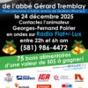 29e Réveillon de Noël de l&rsquo;abbé Gérard Tremblay (2025)
